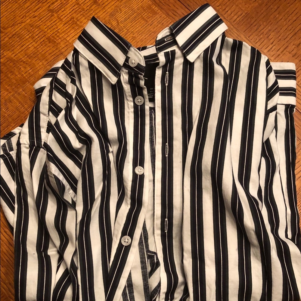 H&M Striped Dress Shirt